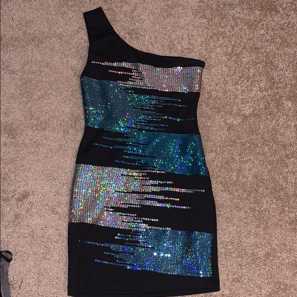 Forever 21 sequin one strap dress - Picture 1 of 6